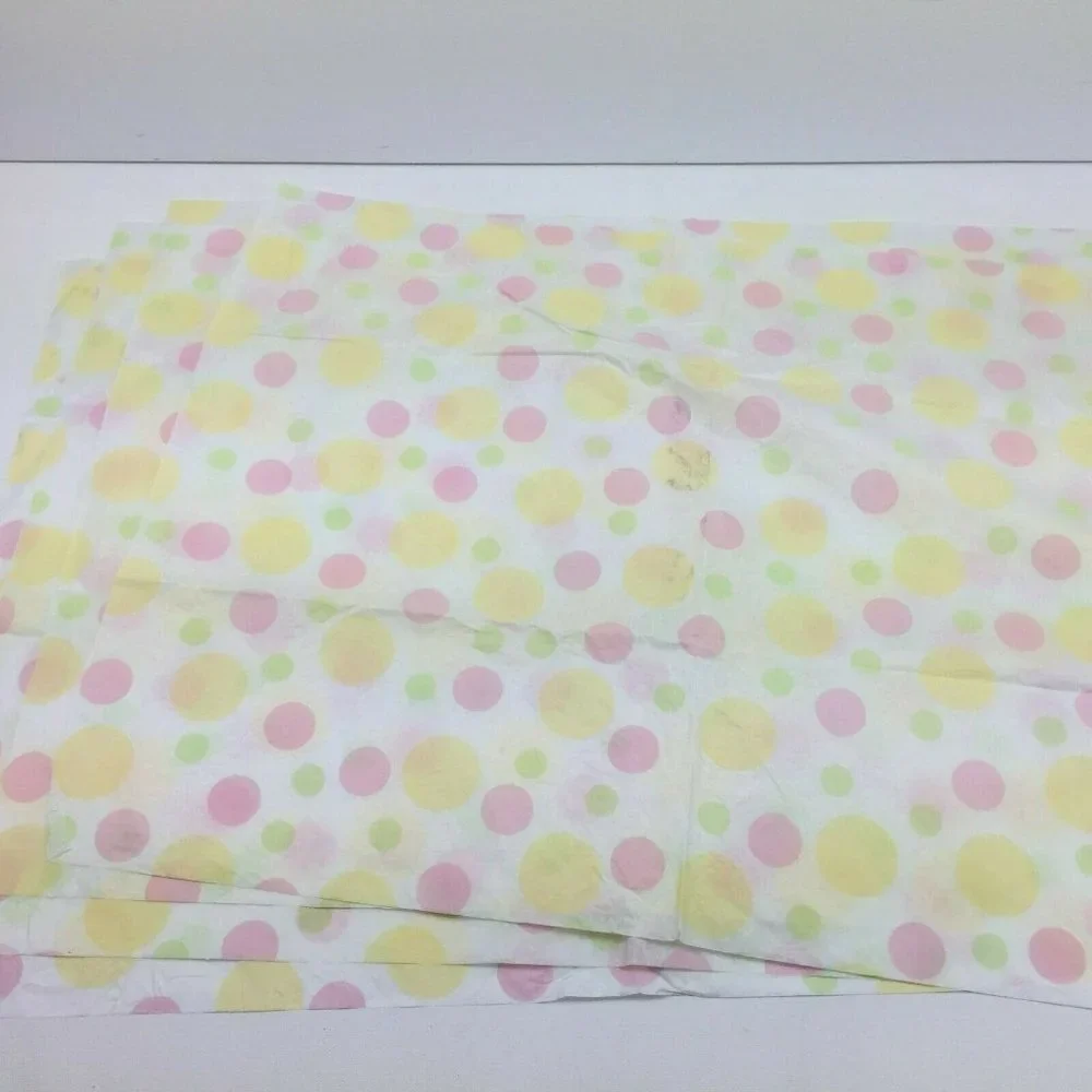 Pattern Tissue Paper Present Gift Wrapping Bumble Bee Polka Dot Fishing Bobbers